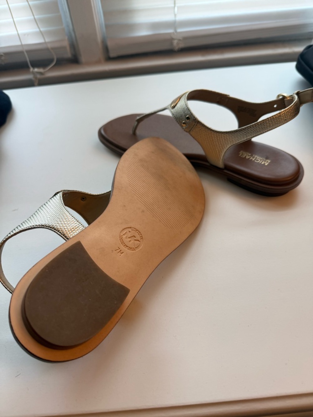 Michael Kors T-Strap Sandal - Picture 2 of 2